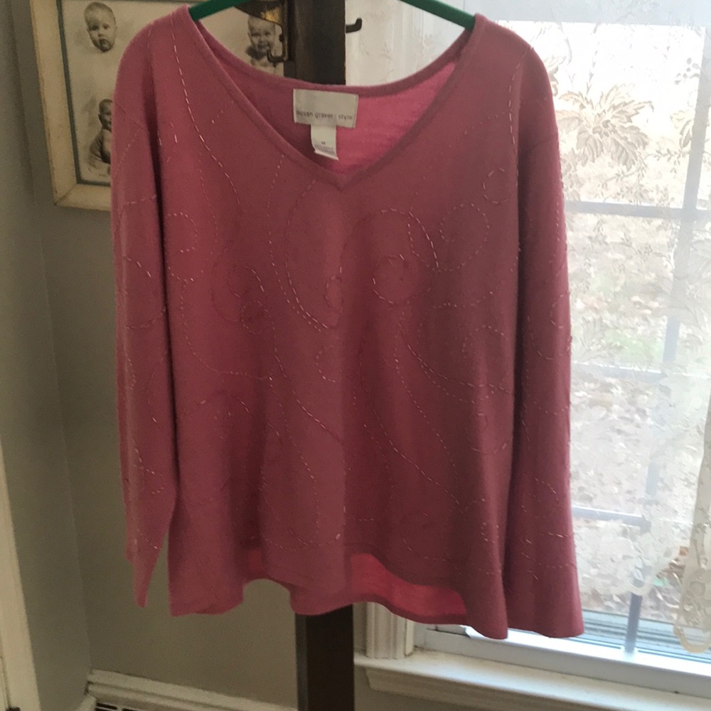 Susan Graver sweater. 1x. NWOT.